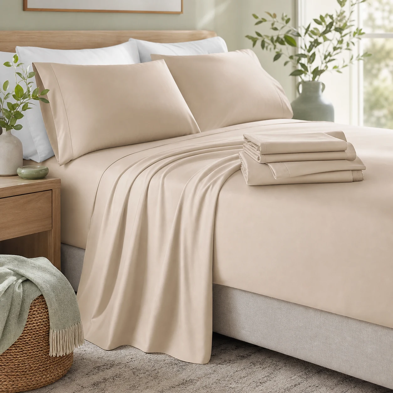 Love's Cabin Bamboo Rayon Queen Sheet Set